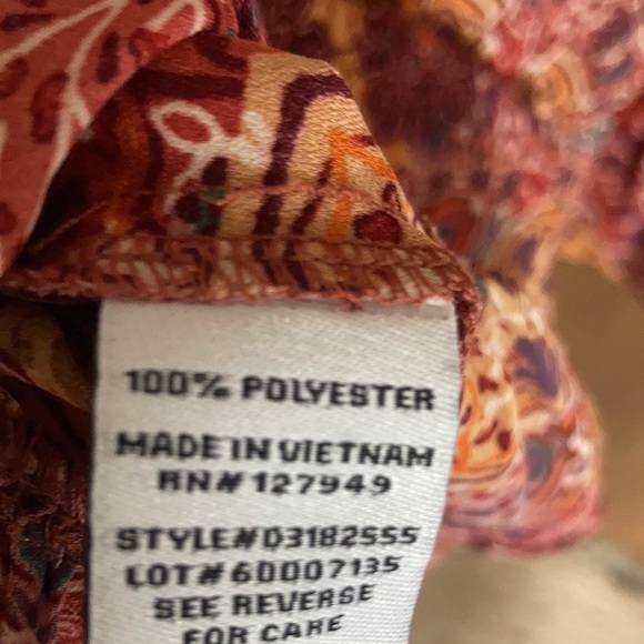 Relist10/9❌Emma & Michele boho floral print dress size M - Picture 17 of 17